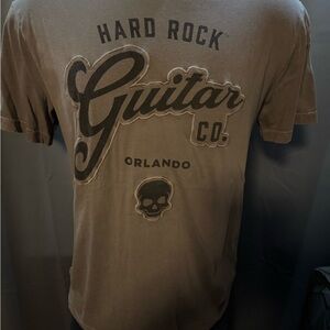 Hard Rock Cafe Gray Guitar Co. Tee